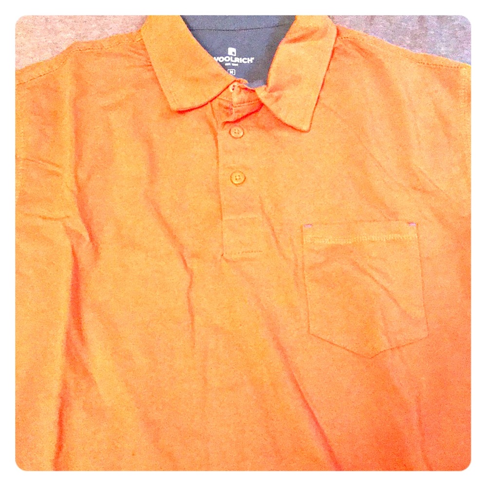 Woolrich orange polo